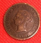 1882 H Canadian Large Cent