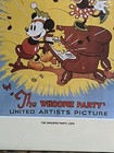 Mickey Mouse Disney Animated Classic Phonecard Whoopee Party  1671 - 10k Vtg Htf