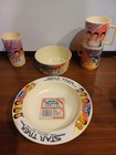 Vintage 1979 Deka Star Trek The Motion Picture Plastic Bowl Dish Cup Mug Lot  