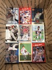 Medium Flat Rate Box Of Los Angeles Angels Cards Mixed Years 480  Cards