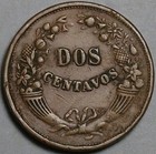 1934 Peru Dos 2 Centavos Vf Radiant Sun Coin  24101603r 