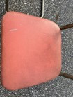 Vintage Retro Mid Century Modern Chrome And Vinyl-  Floating Chairs