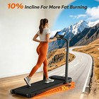 3 0hp Walking Pad With Incline Treadmills For Home Walking Pad With Handle Bar