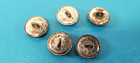 5 Civil War Tw w Paris 3rd Infantry Reg Silver Plated Buttons Cuba Captured Y2