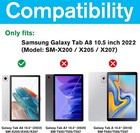 2x Tempered Glass Screen Protector Samsung Galaxy Tab A8 10 5  2022  Sm-x200 205