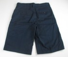 Lands End Navy School Uniform Plain Front Chino Shorts Boys 14  new 