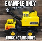 Stickers For Mighty Tonka Turbo Diesel Crane