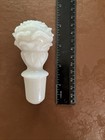 Vintage Milk Glass Bottle Stopper