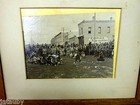 Vintage Antique Photograph Native American Men Women Small Town Ceremonial Dress