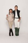 New nwt Kaki Puffer 2 In 1 Jacket vest With Zip Sleeves Girls Equestrian Size 16