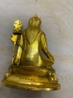 Wonderful Hand Made Tibetan Gilt Copper  white Tara  Buddhist Statue