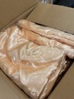 10 Pack 90x132  Champagne Rectangular Satin Tablecloth Wedding Party Catering