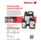 Robinair 13204 Premium High Vacuum Pump Oil  1 Gallon