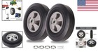 Heavy-duty 10  Solid Rubber Tires - Flat-free And Universal Fit For Equipment