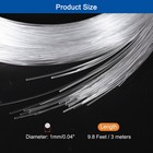 50pack 9 8ft Pmma Mixed Fiber Optic Cable Strands 0 04 Inch Side Glow Cables