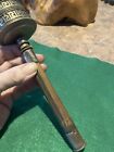 Vintage Tibetan Buddhist Handcrafted Spinning Hand Held Prayer Wheel