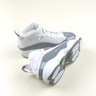  new  Kids Nike Air Jordan 6 Rings Ps Grey   White  323432 121   Sz 11 0 - 3 0