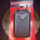 Safariland Swivel Radio Carrier Model 762-3-4 Basket Weave Leather 1 5 x3 x4 75 