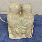 Vintage 6    Retro Owl Lamp Switch Light Nightlight Cute Ceramic Porcelain Works