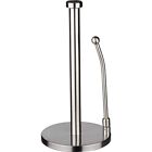 Jumbo Stainless Steel Paper Towel Holder With Adjustable Spring Arm