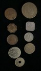 Mixed World Coin Lot  9-foreign Coins  Vintage International  Exact Coins Shown