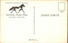 Kentucky Horse Park International Museum Of The Horse Lexington Ky Postcard E714