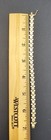 Disney Mickey Mouse Sterling Silver Cz Link 7  Tennis Bracelet 