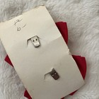 Vintage Dotty Smith  2 Pair Shoe Clips Red   Black Ribbons New Y2