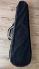 Musafia Luxury Dart Shaped Violin Case Black Exterior Green Interior
