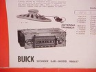 1964 Buick Cadillac Limo Oldsmobile Delco Gm Wonder Bar Am Radio Service Manual