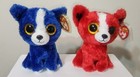 Ty Beanie Boos Dog Set T-bone   Tomato Gift Show Excl 6  Mwmts Plush Stuffed Toy