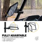 1 75 -2  Utv Rear View Side Mirrors For Can Am X3 Polaris Rzr 570 Xp 900 1000 4