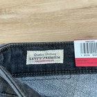 Levi s Premium 711 Skinny Jeans Womens Mid Rise Gray Wash Frayed Hem