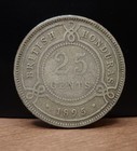 1895 British Honduras 25 Cents