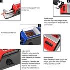 Cigarette Automatic Machine Tobacco Rolling Maker Roller Electric Injector Tube