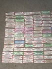 Large Lot Of 150 Original Jukebox 45 Record Title Strips  p53