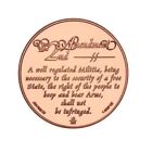1 Oz Copper Round - 2nd Amendment Eagle