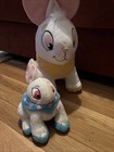 Two Neopets Jumbo Collector Plush Yellow Cybunny   Blue Pacific 11 5 Stuffed Toy