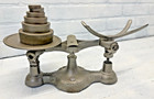 Vintage Antique Jacobs Bros Jb No 4 Cast Iron Balance Scale Ny City Serial Q2