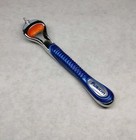 Gillette Fusion 5 Proglide Men s Razor Handle Blue Orange Metal 350 C13 Classic