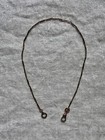 Antique Simmons Gold Filled Watch Chain 14 25  Wheat Link - Swivel Dog Clip