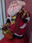 Vintage 23  Fiber Optic Santa Claus - Color Changing Christmas Holiday Decor
