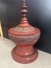 19th Century Burmese Lacquered Offering Vessel  hsun Ok      60 Cm