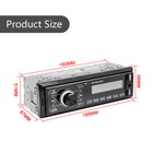 Bluetooth Car Stereo Radio Audio In Dash Fm Aux Input Receiver Sd Usb Mp3 Player