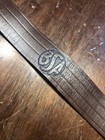 Vintage Leather Boy Scout Hat Band Campaign Cover Smoky The Bear New Old Stock