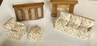 Vintage Miniature Dollhouse Wooden Furniture Lot Of 31 Pieces