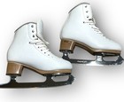Jackson Freestyle 2191 Figure Skates 3 5r White Ultima Aspire Xp 8 5 Blades Exc