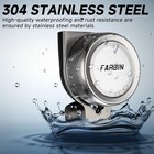 12v Marine Horn 125db Waterproof Stainless Steel Universal Fit Single Super Alto