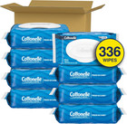 Cottonelle Fresh Feel Flushable Wet Wipes  Adult Wet Wipes  8 Flip-top Packs  42