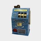 Vintage Medley One Armed Banker 10 Cent Toy Slot Machine Coin Bank Las Vegas